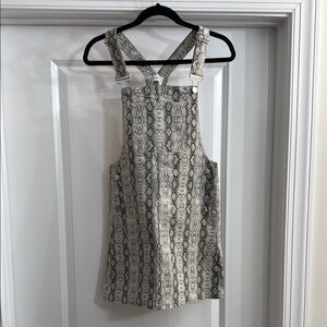 Storia Gray and Black Sheath Mini Dress Sleeveless Square Neck